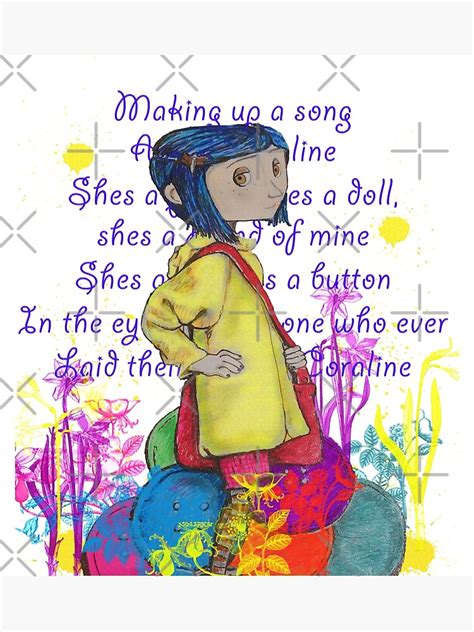 "Song about Coraline " Poster by BlancoJuan | Redbubble