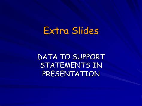 PPT - Extra Slides PowerPoint Presentation, free download - ID:4682067