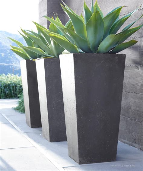 RH Source Books | Modern backyard landscaping, Large outdoor planters ...