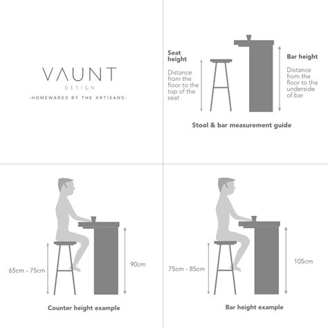 Bar Stool Height Calculator - A Bar Stool Buying Guide | Vaunt Design