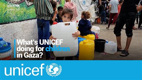 What's UNICEF doing for children in Gaza? | UNICEF - YouTube