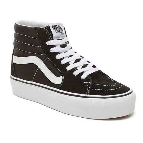 Skate topánky Vans Sk8-Hi Platform 2 black/true white | Snowboard Zezula