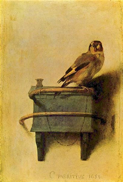 The Goldfinch, 1654 - Carel Fabritius - WikiArt.org