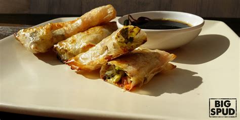 baked spring rolls - BigSpud