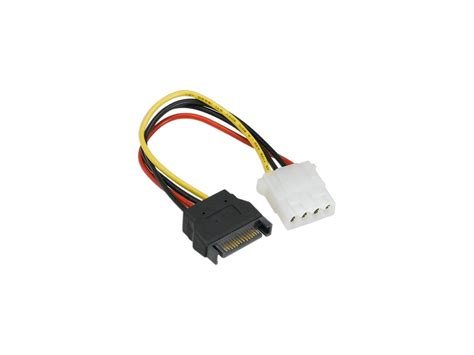 Nippon Labs SATA to Molex Power Adapter SATA-FM SATA 15 Pin male to Molex 4 pin female adaptor ...