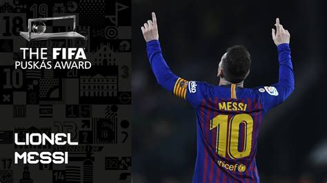 FIFA PUSKAS AWARD 2019 NOMINEE: Lionel Messi