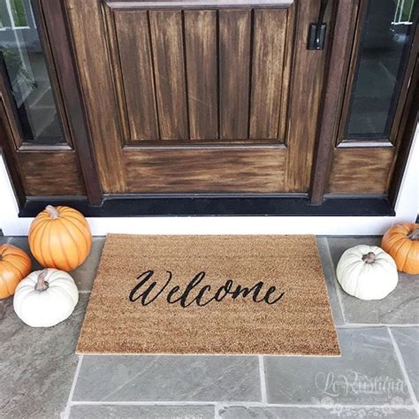 Welcome Mat / Doormat, Door Mat, Gift // WM05A by LoRustique on Etsy https://www.etsy.com ...