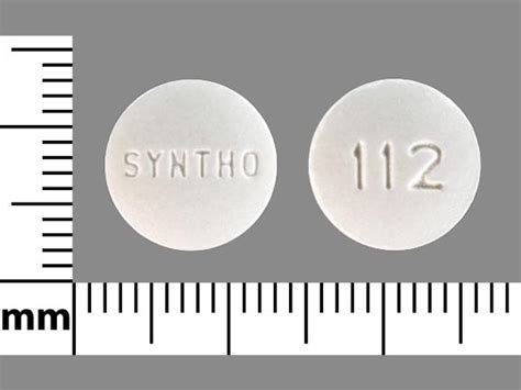 Syntho 112 Pill White Round - Pill Identifier