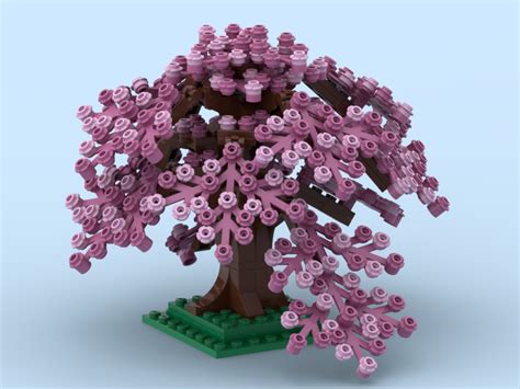 LEGO MOC Sakura Tree by AussieShazza | Rebrickable - Build with LEGO