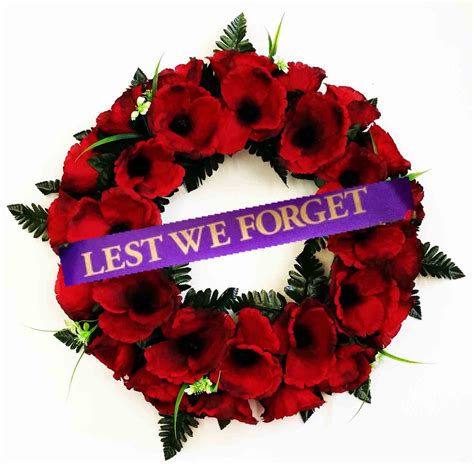 Poppy Wreath " Lest We Forget " | Toronto Flower Delivery