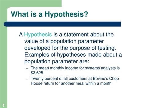 PPT - One Sample Tests of Hypothesis PowerPoint Presentation - ID:538061