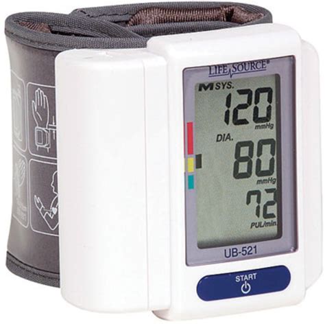 LifeSource UB-521 Digital Wrist Blood Pressure Monitor - Walmart.com ...