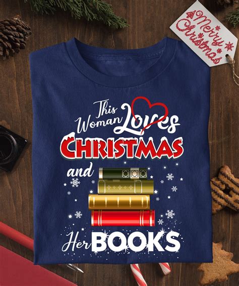 This woman loves Christmas and her books - Reading book on Christmas ...