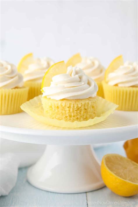 Lemon Cupcakes Recipe | Dessert Now Dinner Later