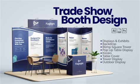 Design trade show booth and backdrop for your exhibition by Design ...