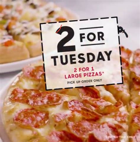 DEAL: Pizza Hut - Buy One Get One Free Pizzas on Tuesday (2 for Tuesdays) | frugal feeds