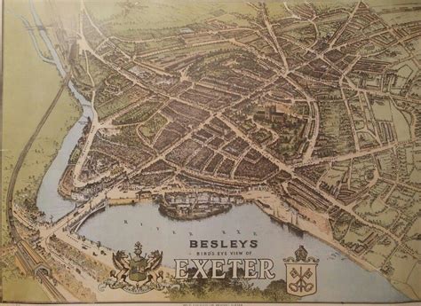 Old map of Exeter. Is your house here.? Working out how many were converted and I know its going ...