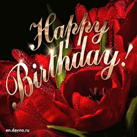 Happy Birthday Flowers Gif Images | Best Flower Site