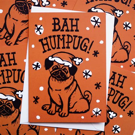 Pug Christmas Cards Christmas Pun Cards Multipack Dog Funny - Etsy