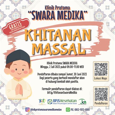 Kegiatan Khitanan Massal Klinik Pratama Swara Medika Medan - MedicPondasi