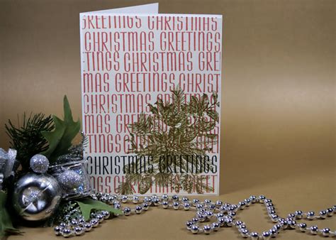 How to Make a Simple Christmas Card - Hop-A-Long Studio