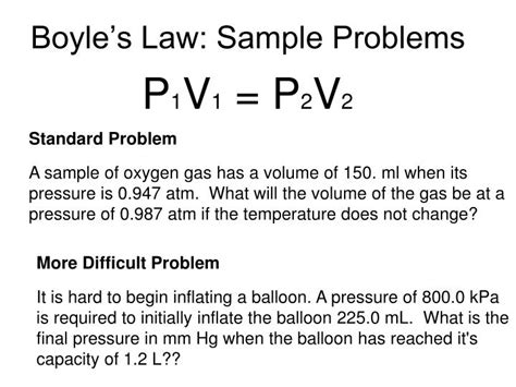 PPT - Pressure, Volume, Temperature The Gas Laws PowerPoint Presentation - ID:3207761