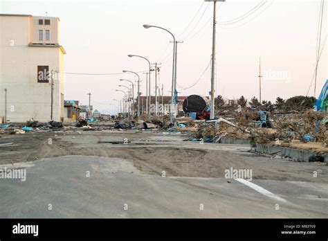 Tsunami Destruction Tohoku Japan March 2011 Stock Photo - Alamy