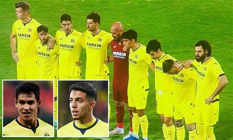 Two Villarreal players refuse to take part in minute's silence