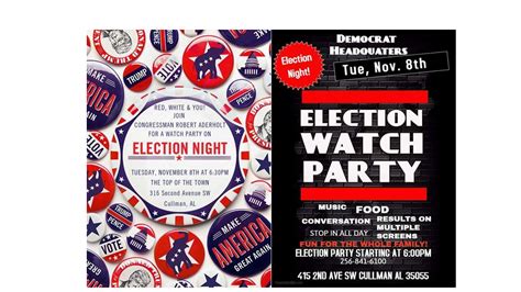 Local Democrats and Republicans hosting election night watch parties ...