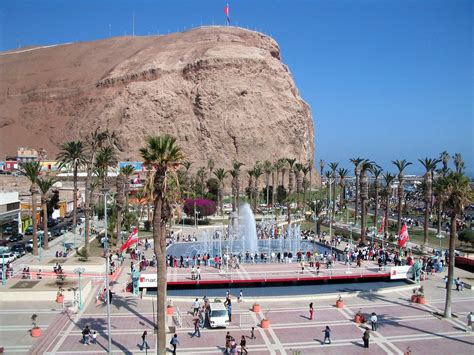 Arica, Chile - As I looked down from the plane...all I saw was desert...desert...wind...and more ...