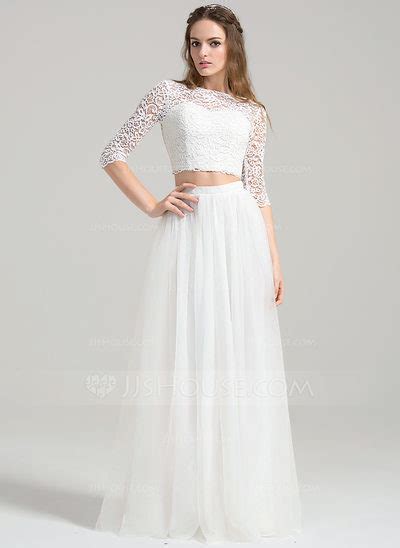 8 beautiful round-neck wedding dresses - Princessly