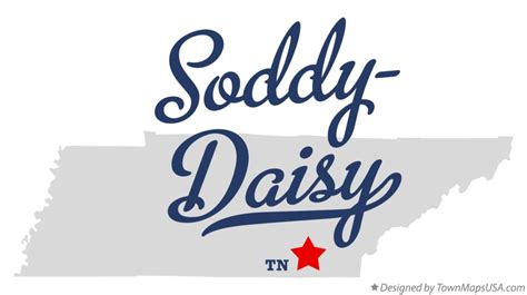 Map of Soddy-Daisy, TN, Tennessee