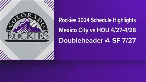 Opening Day 2024 Rockies - Zola Kristyn