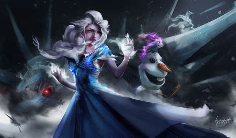 Dark Elsa Frozen Fan Art - bmp-public