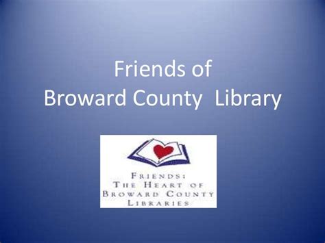 Friends Of Broward County Library