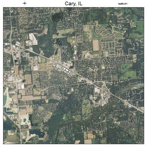 Aerial Photography Map of Cary, IL Illinois