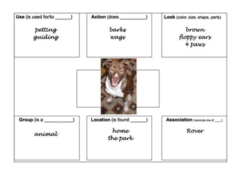 Activities for aphasia groups (vol. 1): Semantic Feature Analysis – Moss Rehabilitation Research ...