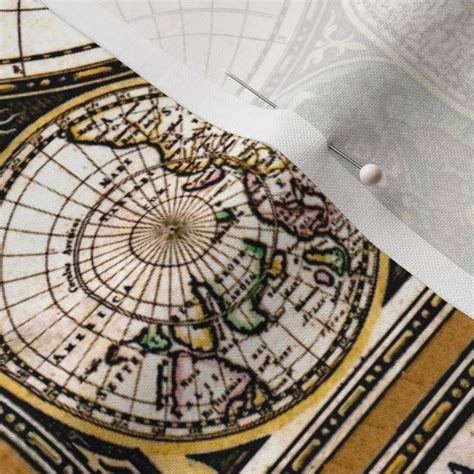 World Map Fabric | Spoonflower