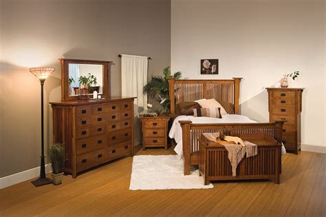 Royal Mission Bedroom Set | Amish Solid Hardwood Bedroom Set