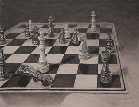 The Chess Game Painting at PaintingValley.com | Explore collection of The Chess Game Painting