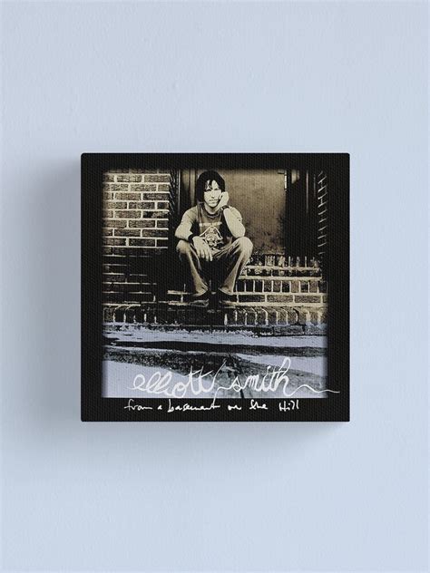 "Elliott Smith - From A Basement On The Hill" Canvas Print by ...