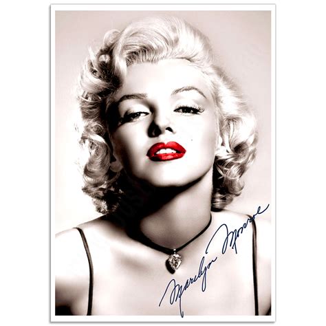 Marilyn Monroe signed Photograph | Hollywood Star Photographic Poster | Just Posters