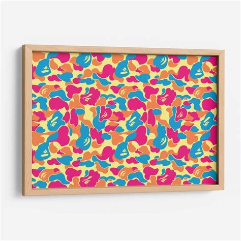 Bape Slurpee Camo | Cuadro decorativo de Canvas Lab #marco_madera Slurpee, Bape, Sins, Kids Rugs ...