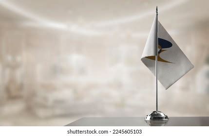 Small Eurasian Economic Union Flag On Stock Photo 2245605103 | Shutterstock