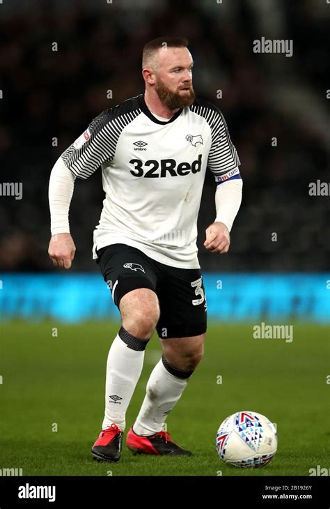 Derby County's Wayne Rooney Stock Photo - Alamy