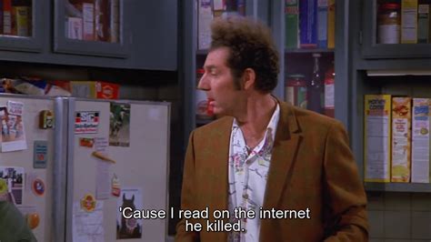 Kramer uses internet [S09E01 - The Butter shave] : r/seinfeld