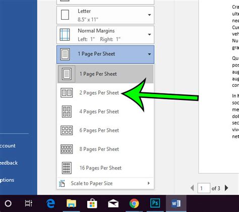 How to Print Two Pages Per Sheet in Microsoft Word for Office 365 ...