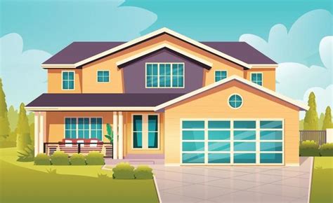 Cartoon House Vector Art, Icons, and Graphics for Free Download