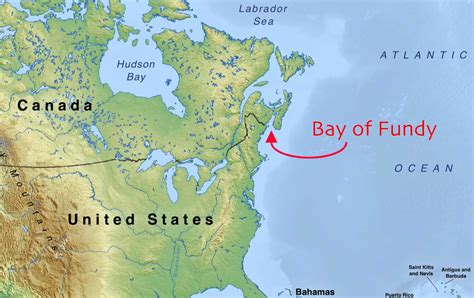 Bay Of Fundy Map