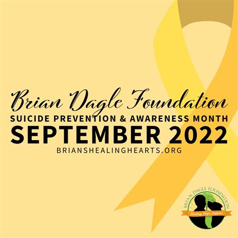 National Suicide Awareness Month 2022 - Brian's Healing Hearts